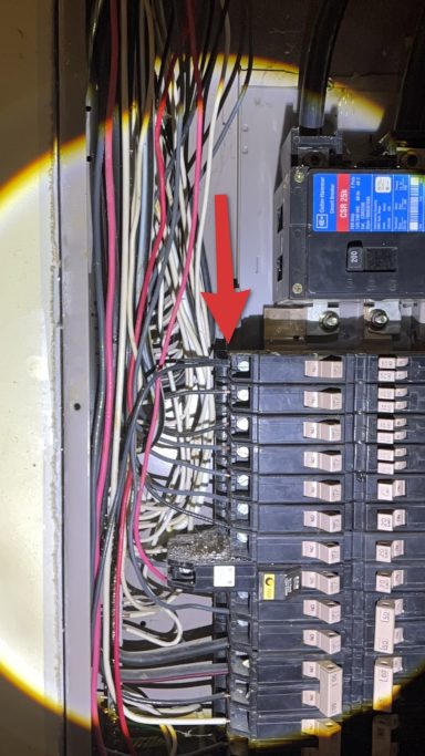 Incorrectly Wired Breaker